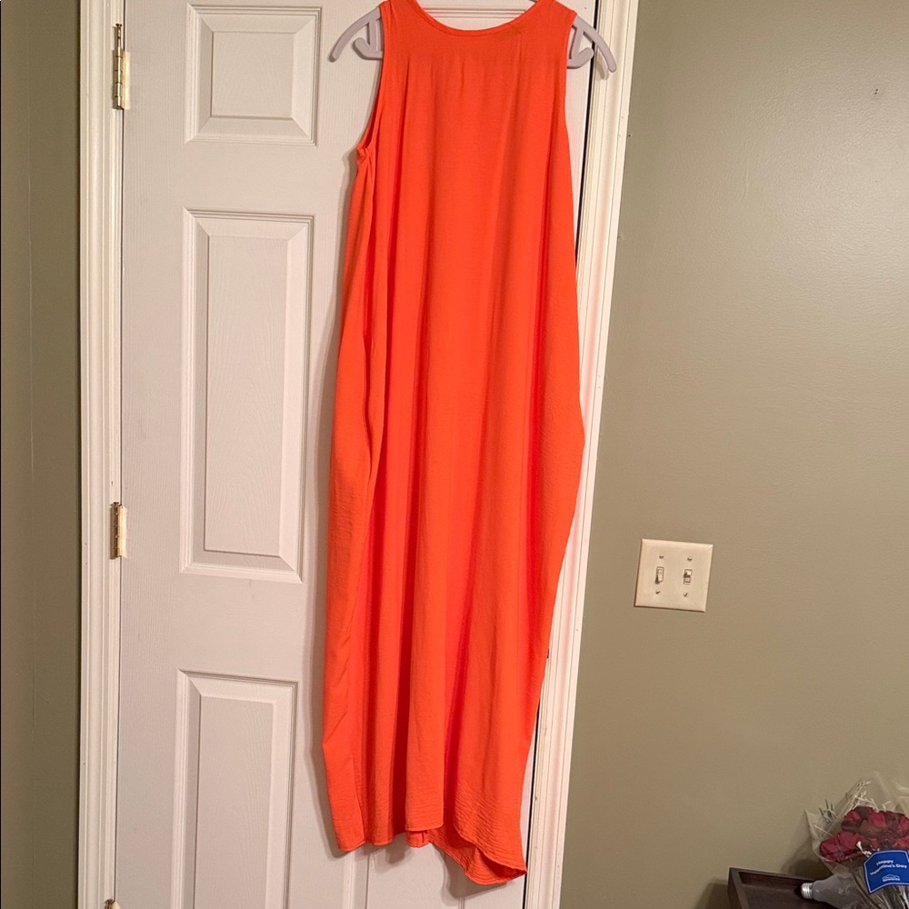 HEIMISH USA Bright Orange Maxi Dress